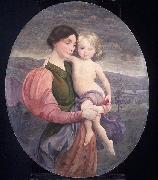 Mother and Child: A Modern Madonna, George de Forest Brush
